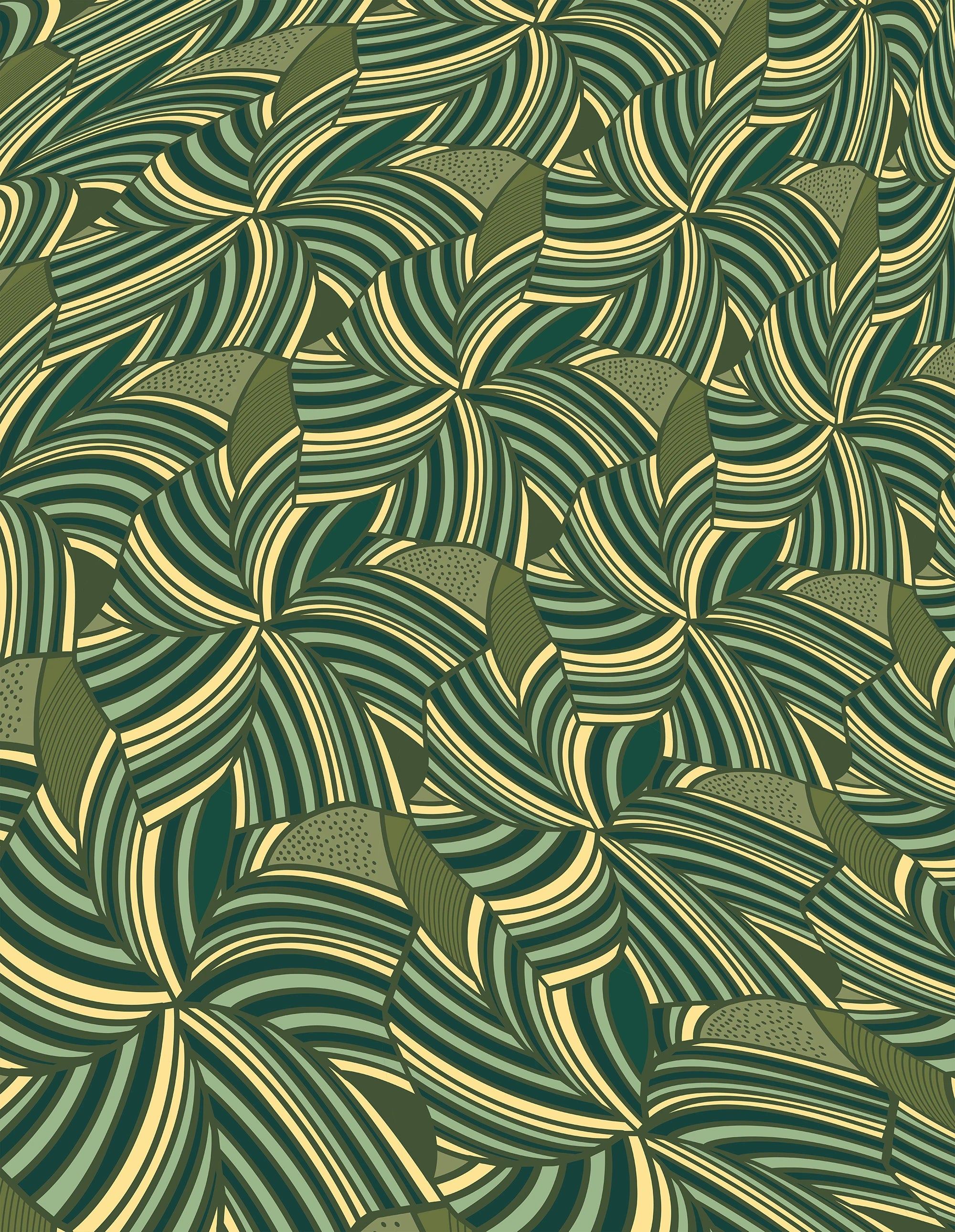 motif représentatif de karu spirit couleur verte