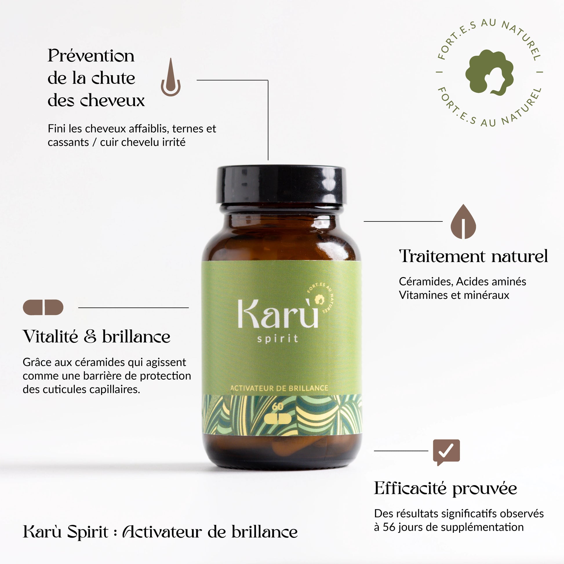 mise en avant des benefices activateur de brillance