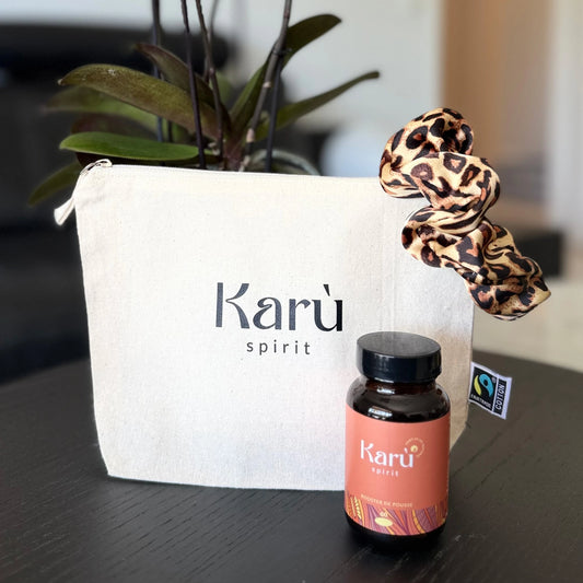 trousse karu avec complément alimentaire et chouchous haut de gamme