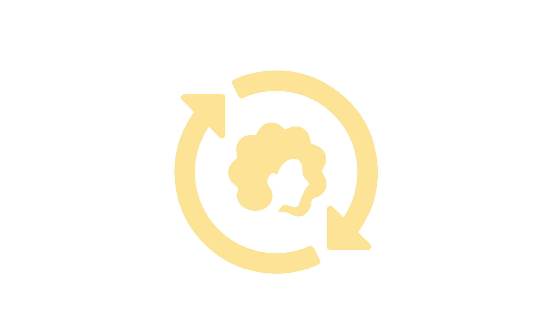 Icône cure pour cheveux couleur jaune