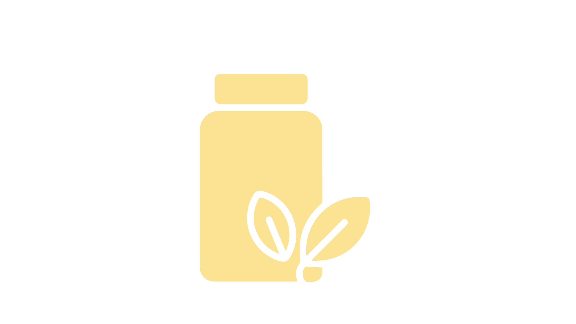 Icône packaging responsable couleur jaune